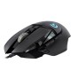 MOUSE GAMING ALAMBRICO LOGITECH G502 CONEXION USB COLOR NEGRO - Envío Gratuito