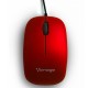 MOUSE ALAMBRICO VORAGO MO206 CONEXION USB COLOR ROJO - Envío Gratuito