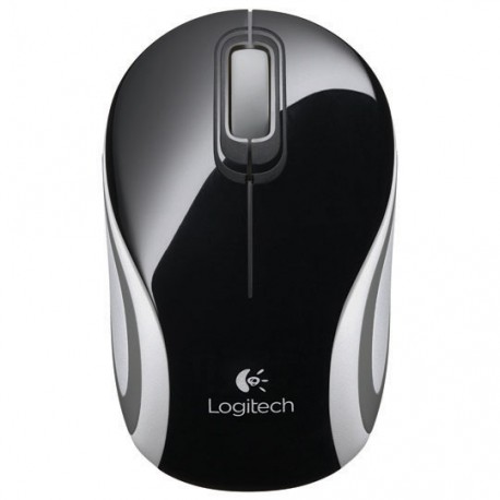 MOUSE MINI INALAMBRICO LOGITECH M187 CONEXION USB COLOR NEGRO Y BLANCO - Envío Gratuito