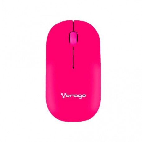 MOUSE INALAMBRICO VORAGO MO-205 CONEXION BLUETOOTH COLOR ROSA - Envío Gratuito