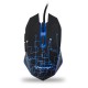 MOUSE GAMER ALAMBRICO VORAGO MO-501 CONEXION PUERTO USB COLOR NEGRO Y AZUL - Envío Gratuito