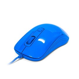 MOUSE ALAMBRICO VORAGO MO-102 CONEXION USB COLOR AZUL - Envío Gratuito