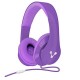 DIADEMA VORAGO AU-378585-3 TIPO ALÁMBRICOS CONEXION 3.5 MM MORADO - Envío Gratuito