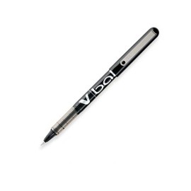 ROLLER PILOT V BALL DE TINTA NEGRA COLOR BARRIL NEGRO TRANSPARENTE PUNTO EXTRA FINO MEDIDA 0.3 MM 1 PIEZA - Envío Gratuito
