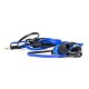 AUDIFONOS VORAGO EP-303 TIPO IN-EAR ALAMBRICOS CONEXIÓN/MEDIDA 3.5 MM COLOR AZUL - Envío Gratuito
