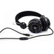DIADEMA VORAGO AU-375872-1 TIPO ALÁMBRICOS CONEXION 3.5 MM NEGRO - Envío Gratuito