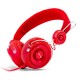 DIADEMA VORAGO AU-375873-2 TIPO ALÁMBRICOS CONEXION 3.5 MM ROJO - Envío Gratuito
