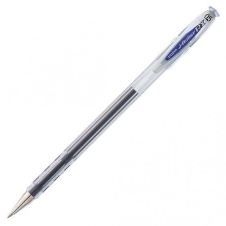 ROLLER ZEBRA J-ROLLER RX DE TINTA AZUL COLOR BARRIL TRANSPARENTE PUNTO FINO MEDIDA 0.5 MM 1 PIEZA - Envío Gratuito