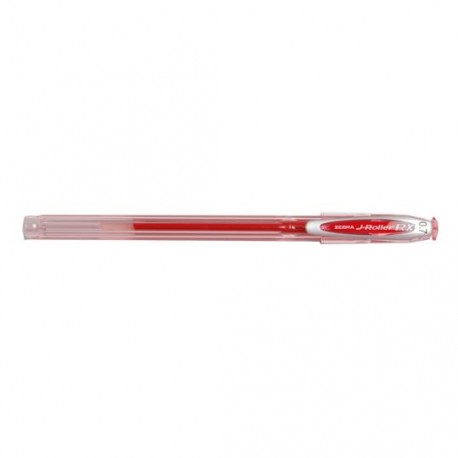 ROLLER ZEBRA J-ROLLER RX DE TINTA ROJA COLOR BARRIL TRANSPARENTE PUNTO MEDIANO MEDIDA 0.7 MM 1 PIEZA - Envío Gratuito