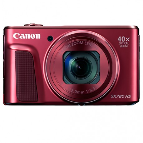 CAMARA DIGITAL CANON SX720 20 MEGAPIXELES COLOR ROJO - Envío Gratuito