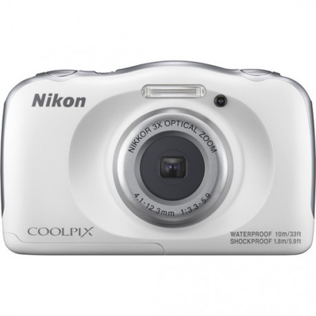 CAMARA DIGITAL NIKON W100 13.2 MEGAPIXELES BLANCO - Envío Gratuito