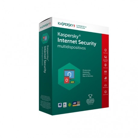 ANTIVIRUS KASPERSKY CON 2 LICENCIAS MULTIDISPOSITIVOS DVD - Envío Gratuito