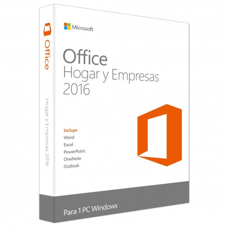 PAQUETERIA MICROSOFT OFFICE HOME AND BUSINESS 2016 CON 1 LICENCIA - Envío Gratuito