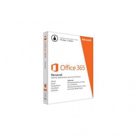 PAQUETERIA MICROSOFT OFFICE 365 PERSONAL CON 1 LICENCIA - Envío Gratuito