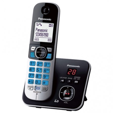 TELEFONO INALAMBRICO PANASONIC TG6821MEB 1 LINEA - Envío Gratuito