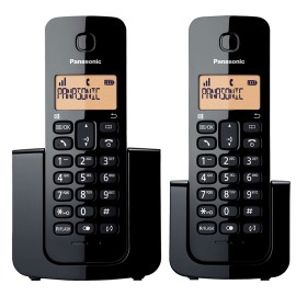 TELEFONO INALAMBRICO PANASONIC KX-TGB112MEB 2 PIEZAS 1 LINEA - Envío Gratuito