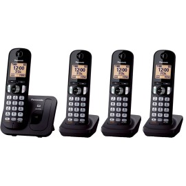 TELEFONO INALAMBRICO PANASONIC KX-TGC214MEB 4 PIEZA 1 LINEA - Envío Gratuito