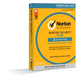ANTIVIRUS NORTON 3 LICENCIAS MULTIDISPOSITIVOS DVD - Envío Gratuito