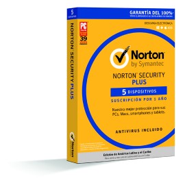 ANTIVIRUS NORTON 5 LICENCIAS MULTIDISPOSITIVOS DVD - Envío Gratuito