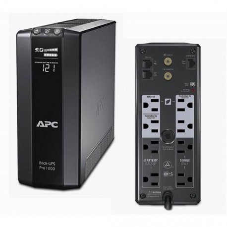 NO BREAK DE 8 CONTACTOS APC BR1000G CAPACIDAD DE 1000 VA DURACION DE 10 MIN - Envío Gratuito