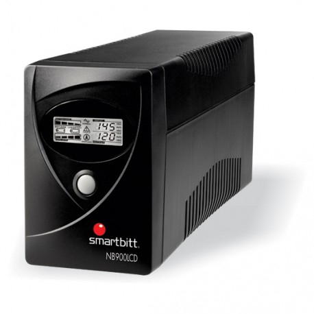 NO BREAK DE 6 CONTACTOS SMARTBITT SBNB900LCD 900 VA 45MIN - Envío Gratuito