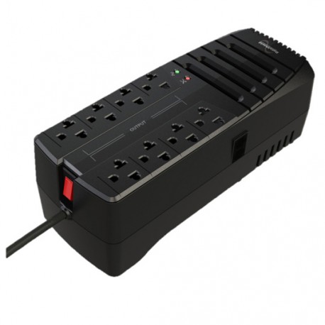 REGULADOR DATASHIELD RAD-2000 CAPACIDAD 2000 VA NUMERO DE CONTACTOS 8 USO MULTIFUNCIONAL - Envío Gratuito