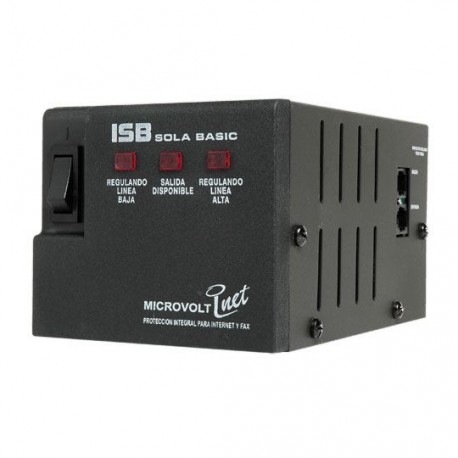 REGULADOR SOLA-BASIC DN-21-122 CAPACIDAD 1200 VA NUMERO DE CONTACTOS 4 USO MULTIFUNCIONAL - Envío Gratuito