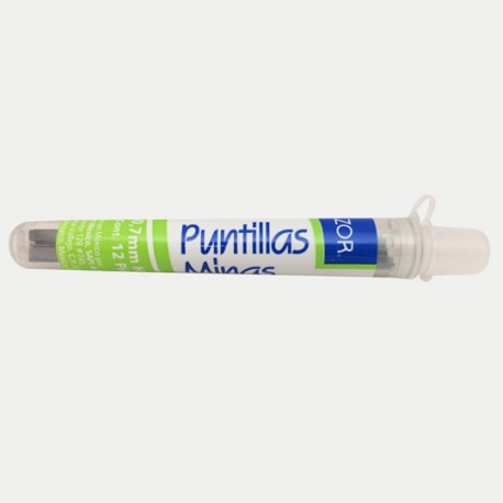 PUNTILLAS AZOR DE GRAFITO NÚMERO 0.7 MM 1 TUBO CON 12 PUNTILLAS - Envío Gratuito