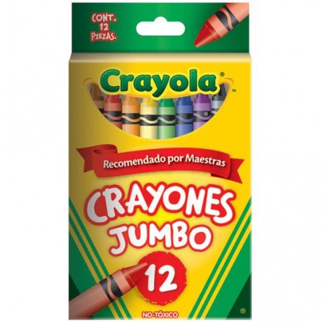 CRAYON CRAYOLA COLOR SURTIDO FORMA REDONDO CAJA CON 12 PIEZAS - Envío Gratuito