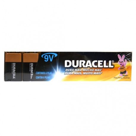 PILA ALCALINA DURACELL 9V DE 9 VOLTS 1 PIEZA - Envío Gratuito