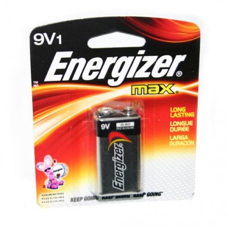 PILA ALCALINA ENERGIZER 9V DE 9 VOLTS 1 PIEZA - Envío Gratuito