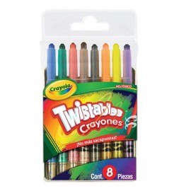 CRAYON CRAYOLA COLOR SURTIDO CRAYOLA FORMA REDONDO CAJA CON 8 PIEZAS - Envío Gratuito