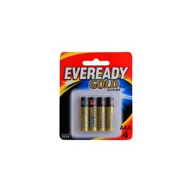 PILA ALCALINA EVEREADY AAA DE 1.5 VOLTS 4 PIEZAS - Envío Gratuito