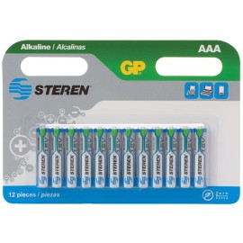 PILA ALCALINA STEREN AAA 1.5 VOLTS 12 PIEZAS - Envío Gratuito