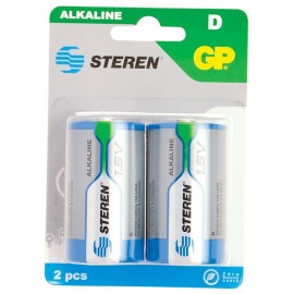 PILA ALCALINA STEREN D DE 1.5 VOLTS 2 PIEZAS - Envío Gratuito