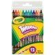 MARCADOR DE CERA CRAYOLA COLOR SURTIDO CRAYOLA FORMA REDONDO CAJA CON 12 PIEZAS - Envío Gratuito