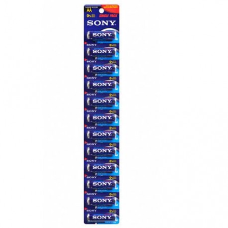 PILA ALCALINA SONY AA DE 1.5 VOLTS 12 PIEZAS - Envío Gratuito