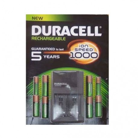 CARGADORES DE PILA DURACELL CONTIENE 6 PILAS AA Y 2 PILAS AAA 1 PIEZA - Envío Gratuito