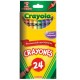 CRAYON CRAYOLA ESTANDAR COLOR SURTIDO FORMA REDONDO CAJA CON 12 PIEZAS - Envío Gratuito