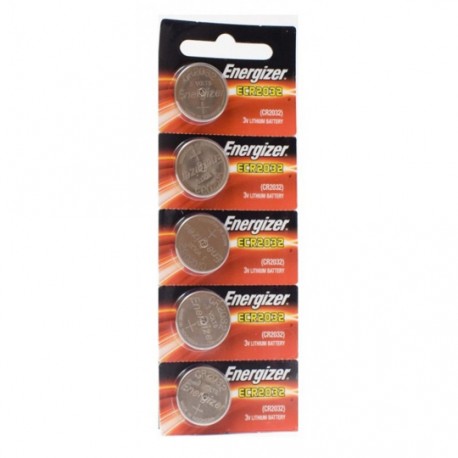 PILA DE LITIO ENERGIZER CR2032 3 VOLTS 5 PIEZAS - Envío Gratuito