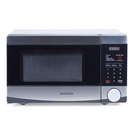 HORNO DE MICROONDAS DAEWOO KOR6L4 DE 0.7 PIES COLOR NEGRO Y PLATA - Envío Gratuito