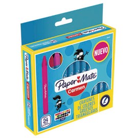Crayon paper mate carmen caja con 24 - Envío Gratuito