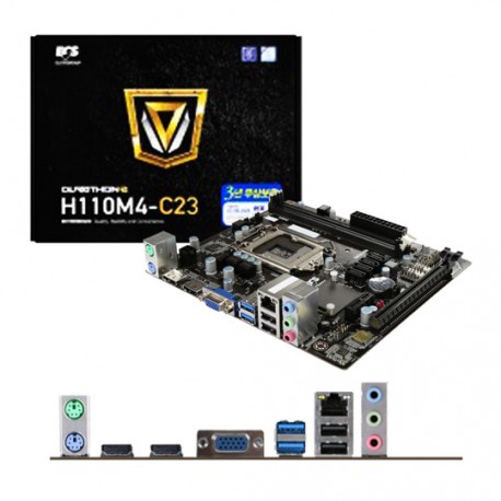 TARJETA MADRE ECS H110M4-C23 - MEMORIA DE 32 GB SOCKET 1151 VELOCIDAD DE 2133,2400,2666,2800,3000,3300 MHZ - Envío Gratuito