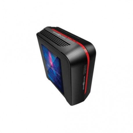 GABINETE VERTICAL VORAGO CSG500 MICRO-ATX/MINI-ATX COLOR NEGRO BISEL ROJO - Envío Gratuito