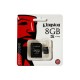 MEMORIA MICRO SD SDC4/8GB KINGSTON DE 8 GB CLASE 4 CON ADAPTADOR - Envío Gratuito