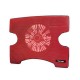 BASE CON VENTILADOR PARA LAPTOP CP-102 COLOR ROJO - Envío Gratuito