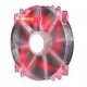 VENTILADOR DE PC GAMER COOLER MASTER MEGAFLOW 200 DE COLOR LED ROJO 3 PIN 1 PIEZA - Envío Gratuito