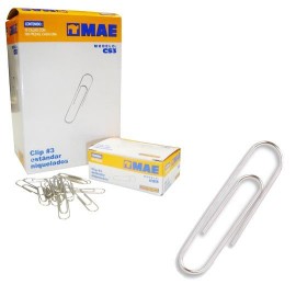 CLIP ESTANDAR MAE NUMERO 3 CAJA CON 100 CLIPS - Envío Gratuito