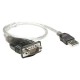 CONVERTIDOR DE SEÑAL MANHATTAN USB A SERIAL EN FORMA DE CABLE 205153 - Envío Gratuito