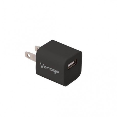 CARGADOR DE PARED VORAGO AU-105 COLOR NEGRO - Envío Gratuito